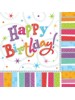 16 3-Ply Lunch Napkins - Radiant Birthday