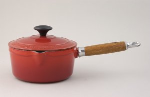 16 cm Cast Iron Saucepan and Lid
