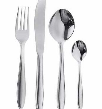 Unbranded 16 piece Porto Stainless Steel Cutlery Set