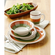 Unbranded 16 Piece Rustic Dinner Set