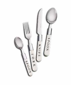 16 Piece Script Cutlery Set