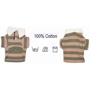 Unbranded 16`` Pink/grey Rugby T-shirt