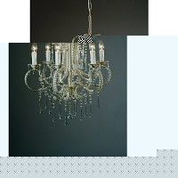Unbranded 161 6H CC - Cream Crack Chandelier