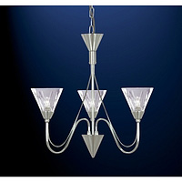 Unbranded 1633 3SS - 3 Light Satin Silver Hanging Light