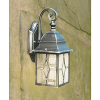 Unbranded 1642 - Black/Silver Wall Light