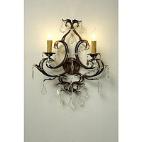 Unbranded 166 2W BZ - Bronze Wall Light