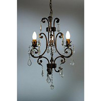 Unbranded 167 3H BZ - Bronze Chandelier