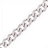 Unbranded 16in White Gold Premium Quality Curb Necklace