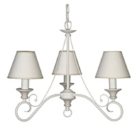 Unbranded 1701 3WH - 3 Light White Hanging Light