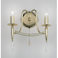 Unbranded 1730 2BP - Polished Brass Hanging Light