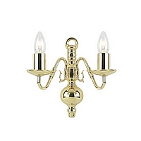 Unbranded 1789 2PB - Polished Brass Wall Light