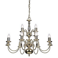 Unbranded 1789 84PB - 12 Light Polished Brass Hanging Light