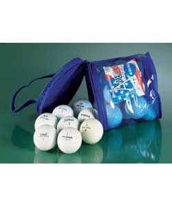 18 American Lake Balls in Reusable Ball Bag