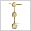 18 Carat Gold 0.31 Carat Diamond Drop Pendant by Saul Anthony