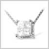 18 Carat White Gold 0.52 Carat Diamond Pendant by Saul Anthony