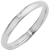 Hand finished wedding ring. 3mm Court-shaped band