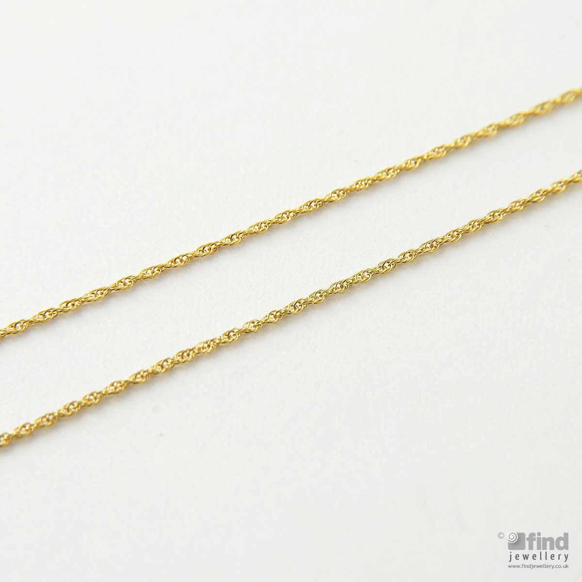 Unbranded 18 inch 9ct Yellow Gold Prince of Wales Chain