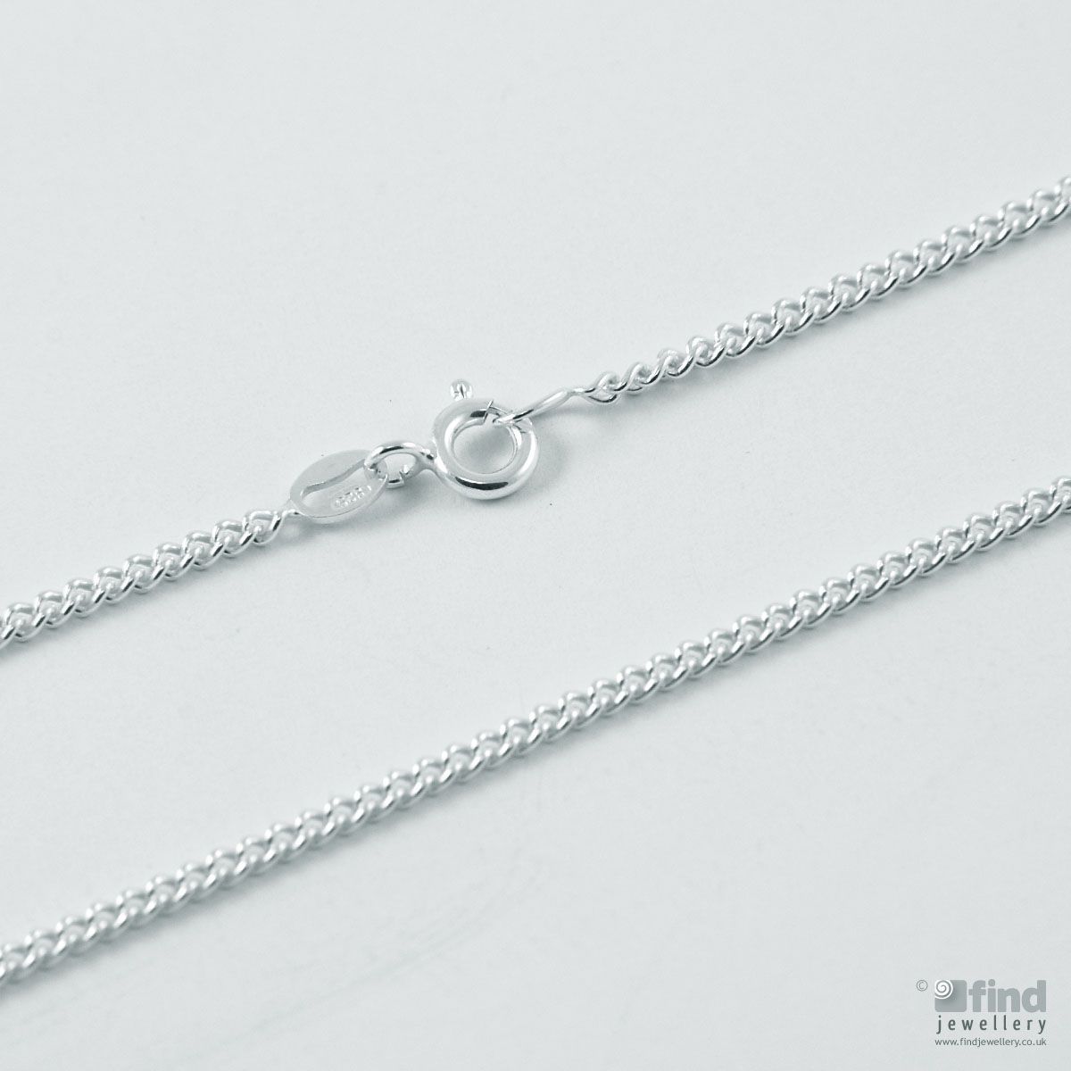 Unbranded 18 inch Sterling Silver Curb Chain