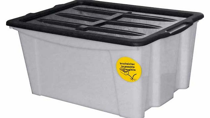 Unbranded 18 Litre Plastic Storage Box with Lid