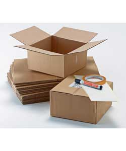 Ideal for postage of parcels of internet auction products.Corrugated cardboard.Set includes white se