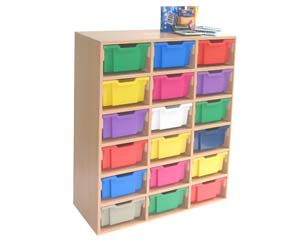 Unbranded 18 tray combination storage unit