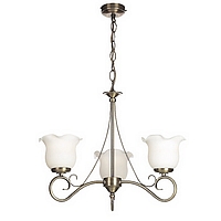 Unbranded 180 3AN - 3 Light Antique Brass Hanging Light