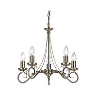 Unbranded 180 5AN - 5 Light Antique Brass Hanging Light