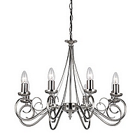 Unbranded 180 8AS - 8 Light Antique Silver Hanging Light