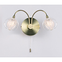 Unbranded 1801 2AN - Antique Brass Wall Light