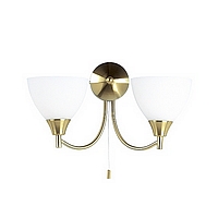 Unbranded 1805 2SB - 2 Light Satin Brass Wall Light