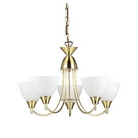 Unbranded 1805 5SB - 5 Light Satin Brass Hanging Light