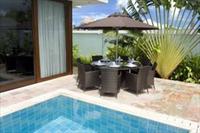 Unbranded 180cm Round Garden Dining Table In Black