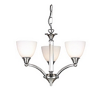 Unbranded 182 3SC - 3 Light Satin Chrome Hanging Light