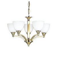 Unbranded 182 5SB - 5 Light Satin Brass Hanging Light