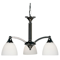 Unbranded 185-3BCP - 3 Light Black Chrome Hanging Light
