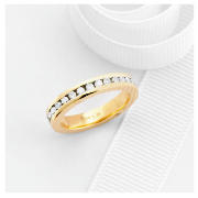 Unbranded 18ct Gold 1 carat Diamond Full Eternity Ring, J