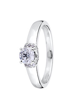 Unbranded 18ct Gold Solitaire 0.45ct Diamond Ring 06016042