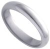 18k White Gold 4mm Court Wedding Band