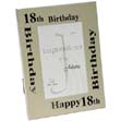 18th Birthday Aluminium Frame