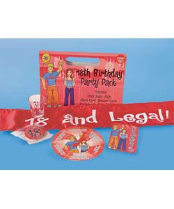 18th Birthday Party Pack