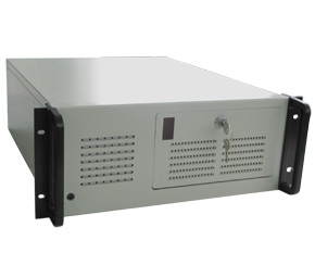 19" 4U server case1mm slotted steel sheet380W ATX power supply with 1 fan  P4 capable3 x extern