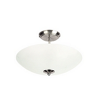 Unbranded 1908 2FSC - Satin Chrome Semi Flush Light