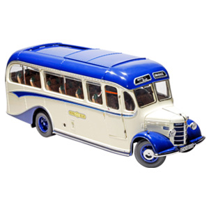 Sun Star has announced a 1/24 replica of the 1949 Bedford OB Coach in Royal Blue.