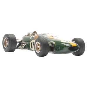 SMTS has produced a white metal replica of the 1965 Lotus 33 raced by Jim Clark in the Belgian GP. T