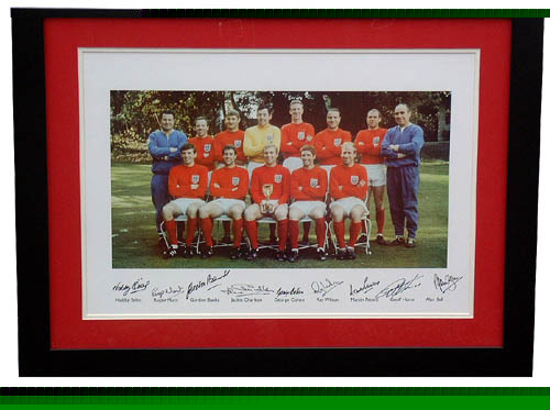 England 1996 signed 