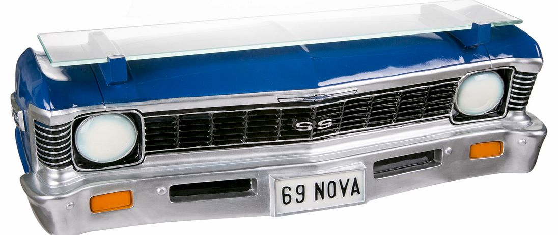 1969 Chevy Nova- Oooh la la! What a car! If you cant justify buying a classic car but just LOVE the design of these vintage treats, then we have just the thing for you. Pay homage without breaking the bank with this awesome shelf. Not only does this 