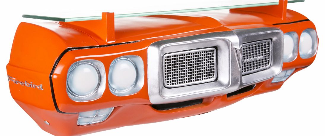 Awesome car...coming through! Add a touch of US retro style to your home with this kitsch 1969 Pontiac front resin shelf. Not only does this funky shelf serve its purpose as a storage place - but it is so damn cool, and guaranteed to brighten up any 