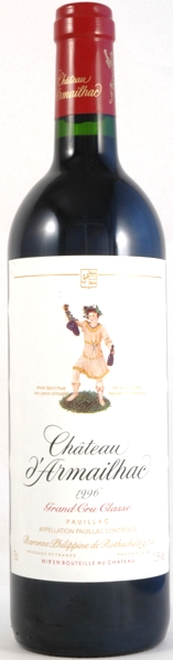 Unbranded 1996 Chandacirc;teau dand#39;Armailhac - 5and39;me Cru Classandeacute;