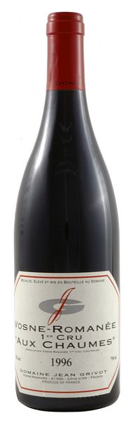 Unbranded 1996 Vosne Romanandeacute;e 1er Cru - and#39;Les Chaumesand39; - Domaine Jean Grivot