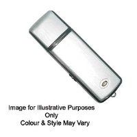 Unbranded 1GB USB 2.0 Flash Drive Silver